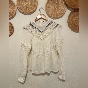Free People lacey blouse